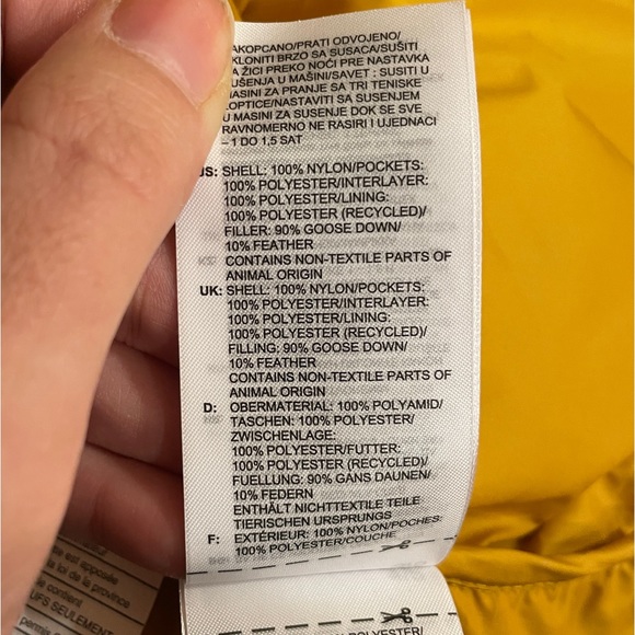 New adidas Women's Prime Cold.Rdy Puffer Down Vest Yellow - Picture 7 of 10